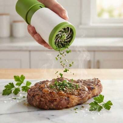 Manual Grinder, Spice Grinder, Food Chopper, Parsley Cutter, Vegetable Shredder, Cilantro Cutter, Chili Kitchen Tools, Kitchen Gadgets Mixer, Grinder, Easy To Grind Spices, Use Our Easy-To-Use Cooking Supplies To Assist The Restaurant Kitchen - Very Suitable For Grinders And Food Lovers