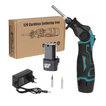 Soldador inalámbrico de 12V, soldador eléctrico portátil de temperatura constante para uso doméstico, herramienta de reparación eléctrica recargable