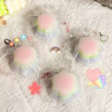 新款可爱渐变慢回弹软萌玩具，樱花造型，舒缓压力，放松身心，调节情绪，生日、节日送礼佳品 - 彩色 - 查看 2