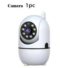 1080P WIFI Security Camera, Indoor 1080P Night Vision Camera, 355° Two-Way Audio Home Security Camera, 2.4G Home Security System, AI Motion Detection, Supports Color Night Vision, Indoor Surveillance Camera - White - View 11