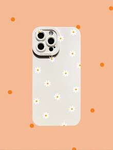 Flower Daisy Pattern Phone Case, Compatible With Apple Phones, Waterproof, Shockproof, Anti-Fall, Scratch-Resistant - Multicolor - View 2