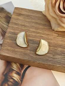 Hoa tai tròn bất đối xứng mạ vàng bằng thép không gỉ tráng men, kiểu dáng độc đáo, cá tính, họa tiết giọt dầu nhiều màu sắc, thích hợp cho phái nữ mùa hè, đi biển, nghỉ mát, phụ kiện bikini, trang phục quyến rũ, phụ kiện váy cưới - Trang sức đa năng, hoàn hảo để đeo khi bơi lội, tắm biển, tập thể dục, tuyệt vời cho Ngày Valentine, sinh nhật, Ngày của Mẹ và những kỳ nghỉ bất ngờ. - Nhiều màu - Xem 13