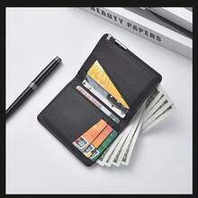 New Men's Short Wallet, High-Quality Multi-Card Slots Minimalist Convenient Bifold Card Holder - Multicolor - View 3