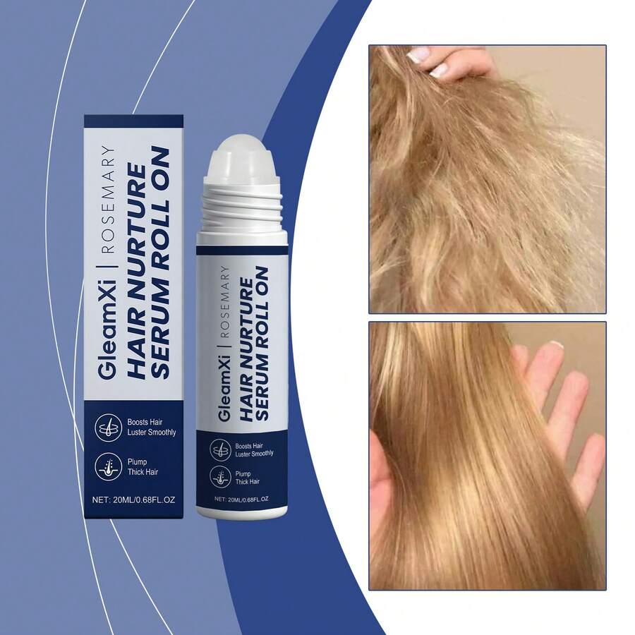 GleamXi迷迭香滚珠护发精华，滋养秀发，令秀发柔顺亮泽。 - 正裝 - 查看 1