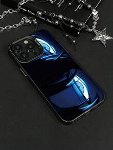 1pc Anime Eye Boy Print Anti-Drop Phone Case Compatible With IPhone 11, 12, 13, 14, 11 Pro Max, 12 Pro Max, 13 Pro Max, 14 Pro Max, XR, 15, 15 Pro, 15 Pro Max, Series - Multicolor - View 5