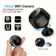 A9 WiFi Mini Camera Wireless Video Recorder, Home Security Camera, Smart Home Monitoring Camera For Pet, Indoor Surveillance Camera - Black - View 8