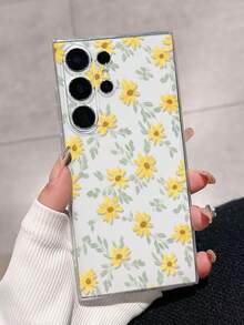 1个透明花卉印花加厚防震手机壳，兼容三星Galaxy S26/S26PLUS/S26 Ultra、S25/S25PLUS/S25 Ultra、A17/A07/A16/A36/A26/A56/A50/A12/A32/A52/A72/A51/A21S/A13/A14、S24/S24PLUS/S24Ultra、S22/A52/A53/A54/A55、11/12Pro/12/12X/13Pro/14Pro/15Pro，以及红米10/9/Note9/12c/Note11pro/Note8Pro - 彩色 - 查看 2