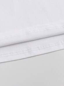 2-Piece Disney Princesses Bow Print Set: White T-Shirt And Pink Shorts. Featuring Fun And Creative Design, It Is A Summer Casual Girls' Outfit Suitable For School And Outings. - 白色+粉紅色 - 查看 6