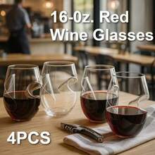 High Borosilicate Glass Whiskey Tumbler, Cocktail KTV Bar Creative Transparent Heat-Resistant Thumbprint Wine Glass - Multicolor - View 5