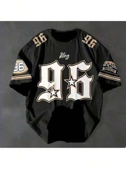 Camiseta T-shirt Unissex Streetwar New York King 96 Street Style Camisa Estilosa Estampada Estilo Feminina e Masculina - 100% Algodão Promoção Frete Grátis Rápido