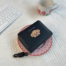 New Embroidered Cartoon Cute Women Wallet, Multi-Card Slots Zipper Coin Purse, Fashion Card Holder - Multicolor - View 9