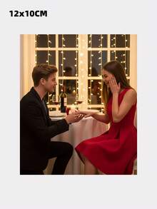 1/4/12/20 Pcs Personalized Photo Wine Bottle Labels, Customized Wedding Champagne Whiskey Stickers, Waterproof Oil-Proof Adhesive Decorative Labels, Wedding Favors For Guests - Multicolor 1 - View 9