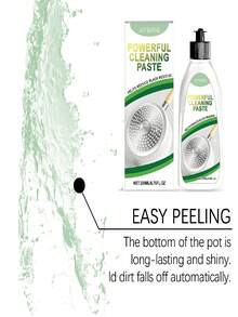 终极神奇锅底清洁膏 - 强力去除烧焦污渍和顽固油渍，不锈钢厨具抛光膏，多功能厨房深度清洁必备，不留划痕，持久光泽，家用清洁工具 - 液體 - 查看 5
