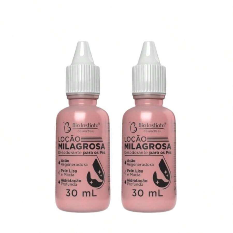 Kit 2 Loção Milagrosa Para Os Pés 30Ml - Bio Instinto - Multicolorido - Visão 1