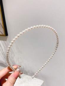 新款珍珠多功能发带，女士布艺发箍头饰套装 - 彩色 - 查看 2