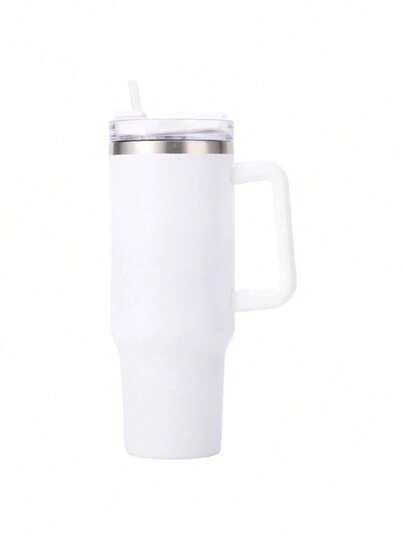 40盎司不锈钢纯色车载水杯，运动水壶，冰桶杯，带手柄保温杯，40盎司车载水杯，30盎司不锈钢保温杯，大容量便携式吸管冰桶杯，车载水杯，304不锈钢保温杯，40盎司车载水杯带手柄冰桶