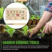 1PC Multifunctional Planting Ruler With Seeder And Planting Guide, Square Gardening Tool And Perforated Gardening Ruler, Vegetable Planting Board, Plant Gardening Supplies - 1 - View 4