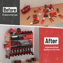 Garage Tool Storage Racks - Colour: Pink - View 11