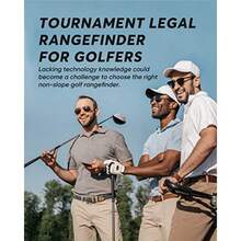 WOSPORTS Golf Rangefinder 800/1200 Yards Laser Range Finder High Precision Flag Lock with Pulse Vibration Tournament Legal Rangefinder for Golfing and Hunting Battery Included - Torneo legal - Ver 7