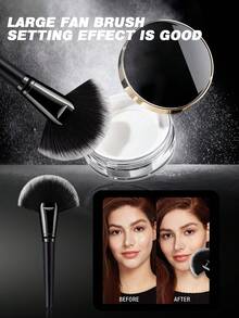 51PCS Makeup Tools Set Including:30PCS Makeup Brush Set+1pc Storage Bag+4PCS Makeup Sponges+4PCS Mini Makeup Sponges+4PCS Triangle Powder Puffs+4PCS Mini Air Cushion Powder Puffs+1pc Hairband+2PCS Hand Bowl Strap+1pc Facial Cleansing Sponges - Black - View 2