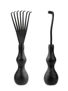 Unisex Hair Brush/Beard Brush, Gradient Comb, Can Clean Hair Clipper, Smooth Grooming Tool, Fragrance-Free Professional Hair Brush, Suitable For Coarse And Fine Hair, Ideal For Bathroom Use, Scalp Massage, Back To School Season, Travel & Daily Life - Brown - View 8