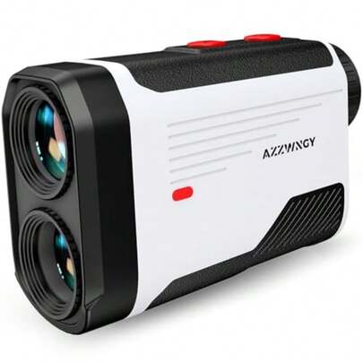 Golf Rangefinder with Slope - 1300/1500 Yards Laser Range Finder for Golf and Hunting 7X Magnification High-Precision Flag Locking Vibration Rechargeable IP54 Waterproof Built-in Magnetic Strip