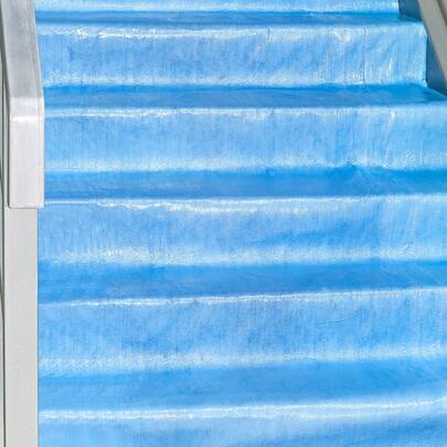 Carpet Protection Film, 40" X 84' Floor And Surface Shield, Easy To Cut Simple Installation, Fiber Fabric Car Mat Protection Film Roll For Construction & Renovation,Blue