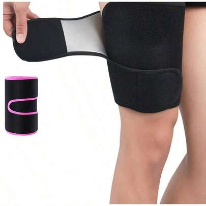 Thigh Muscle Shaping Strap, Yoga Sauna Sports Leg Strap, PU Coated