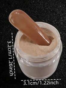 6色亚克力粉套装，裸粉色和白色高光亚克力粉套装，美甲DIY设计，6件套亚克力3D雕塑美甲延长及雕刻，专业聚合物3D亚克力美甲套装，女士/女孩礼物，持久耐用且易于使用 - 彩色 - 查看 5