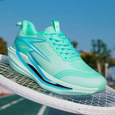 男士时尚跑步鞋，亮色时尚健身运动鞋，软底轻便缓震运动鞋，户外徒步鞋