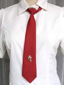 1pc Women's Studded Tie-Less Collar, Suitable For Casual, Street, Daily, Party, Gift - Multicolor - View 24