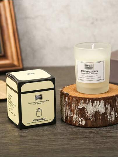 1/6pcs Set Scented Candles, Glass Jar, Soy Wax, Gift Set, Aromatherapy, Ins Style, Stress Relief, Glass Jar Scented Candles, Home Decor, Valentine's Day, Birthday And Graduation Gifts