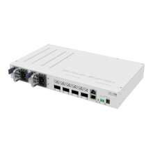 Mikrotik CRS504-4XQ-IN CRS504-4XQ-IN - Cloud Router Switch de agregación con 4 QSFP28 100 GB RouterOS L5 - blanco - Ver 9