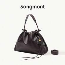 Songmont High-End Tote Bag For Daily Commuting - Màu gỗ mun, cỡ trung bình, hiện có sẵn. - Xem 1