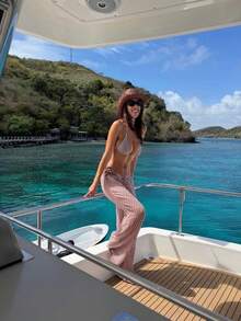 2026 Women's Beach Summer Swimsuit Set Random Print Spaghetti Strap Sexy Bikini , Summer Outfits,Elegant,Valentine's Day,Beach,Vacation,Carnival,Casual,Chic,Summer Outfits,Summer Holiday Outfits,Spring,Valentine Outfits For Women,Carnival. - 彩色 - 查看 2