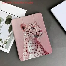 一款Y2K风格可爱粉色豹纹平板电脑保护套，可折叠支架保护套，兼容10.9/10.2英寸/Air第五代/Pro11/第十代/9.7英寸/Air 2/（第七代）/（第八代）/Air 4/5/Pro 11/第十代10.9英寸（2022款）智能保护套/Air 13（M3 2025）/Air 11（M3 2025）/Air 11（M3 2025）/11（A16 2025）/兼容三星Galaxy - 無色 - 查看 4
