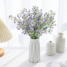 1/3/60 Stück künstliche grüne Pflanzen, Lavendel Bouquet, Outdoor Garten, Geburtstags Party, Party Dekoration, Hochzeitsblumenkorb, Brautstrauß, Heim Dekoration, Restaurant, Wohnzimmer, Schlafzimmer, Fensterbank, Vase Dekoration, Dekorationen, Neujahr Dekoration, Outdoor Garten, Schulanfang - Violett - Übersicht 6