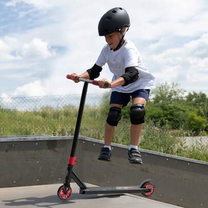 Stunt Scooter, Pro Complete Trick Scooters For Kids Ages 11-13 Years, Teens, Adults, Boys, And Girls, Freestyle Street Rider For Intermediate And Beginner, Double Layer Lightweight Aluminum Deck