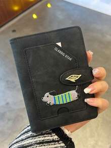 Multi-Functional Anti-Theft Protective Cover, Passport Holder, Minimalist Card Holder, Cartoon Theme Ticket & Travel Document Organizer - Multicolor - View 6