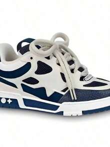 Unisex Skate Classic Casual Sneakers, Sizes 34 To 43 (Men's And Women's). - 藏蓝色 - 查看 3
