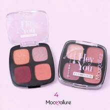 Mocoallure Cuartetos sombras de ojos en tonos neutros, marrones y rosas - #04 - Ver 2