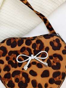 Túi đeo chéo hình trái tim bằng chất liệu PU, khóa kéo, dành cho bé gái, thích hợp sử dụng hàng ngày trong mọi mùa. - A - Xem 8