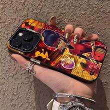 Estuche para teléfono con patrón de arte místico Compatible con estuches para teléfonos ,  17,  16 Pro Max,  15 Pro Max,  13 y  12 Brinda protección contra golpes y caídas Un gran regalo para familiares, amigos, seres queridos, novios/novias y para ocasiones especiales - Negro - Ver 5