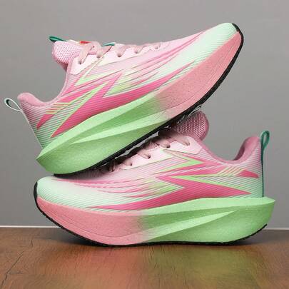 Jifffly 2025 Winter New Carbon Plate Running Shoes, Professional Sports Shoes For Women, Physical Fitness, Marathon, Rebound Cushioning, Breathable Running Sneakers