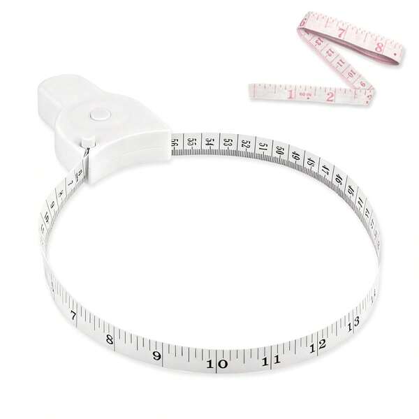 Waist Measuring Tape Body Measurements,2PCS Body Soft Retractable Fabric Tape Measure Tailor Swing Clothes