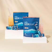 Nello Supercalm Powdered Drink Mix, Cortisol Reducer*, Sleep Aid Supplement, L Theanine, Ksm-66 Ashwagandha, Magnesium Glycinate, Vitamin D 3, No Sugar, Non GMO, 20 Ct, Strawberries & Cream - Raspberry Lemonade - 查看 6