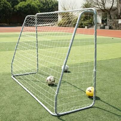 1pc Portable Foldable Football Training Net. Quick Setup, No Assembly Required. This Portable Goal Is Ideal For Outdoor Practice, Team Training, And Adult Use. Perfect For Football Practice, Backyard Training, And Youth Team Training.