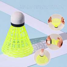 ZIYIZE 12 Pack Nylon Badminton Shuttlecocks Badminton Birdie Balls With Great Stability And Durability,Shuttlecock Indoor Outdoor Sports Hight Speed Training - trắng - Xem 3