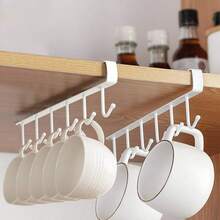 Giá đựng đồ nhà bếp không cần khoan lỗ, móc treo liền mạch gắn trên cửa tủ, kệ treo đồ dùng nhà bếp, phòng tắm, tủ đựng thực phẩm, giá treo thìa, muỗng, khăn, dụng cụ nhà bếp. - Nhiều màu - Xem 11