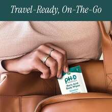 PH-D Feminine Health Support - Boric Acid Wipes - Holistic Body Wipes - Travel Friendly, PH-Balanced, Paraben-Free, And Made With Essential Oils - Sensitive - 20 Count - Màu A - Xem 4